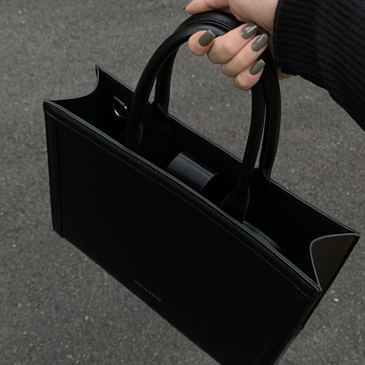 免運開發票 公文包 手提包 Coral kroon高級感托特包2024新款時尚手提包大容量通勤公文包 八折下殺ly11h