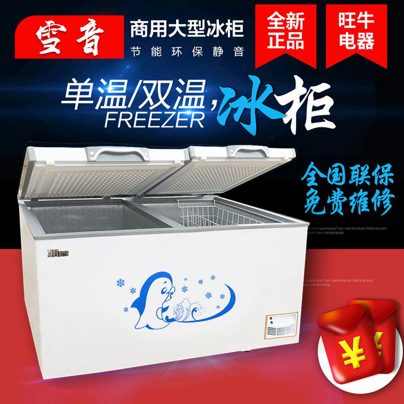雪音428升-1288升大冰柜商用單雙溫冷藏冷凍柜保鮮柜速凍凍肉