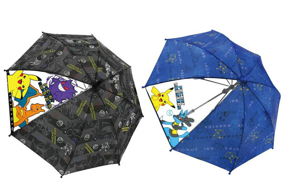 現貨 日本 正版 寶可夢 兒童傘 兒童 雨傘 傘骨50cm 自動雨傘 皮卡丘 路卡利歐 耿鬼 噴火龍 神奇寶貝