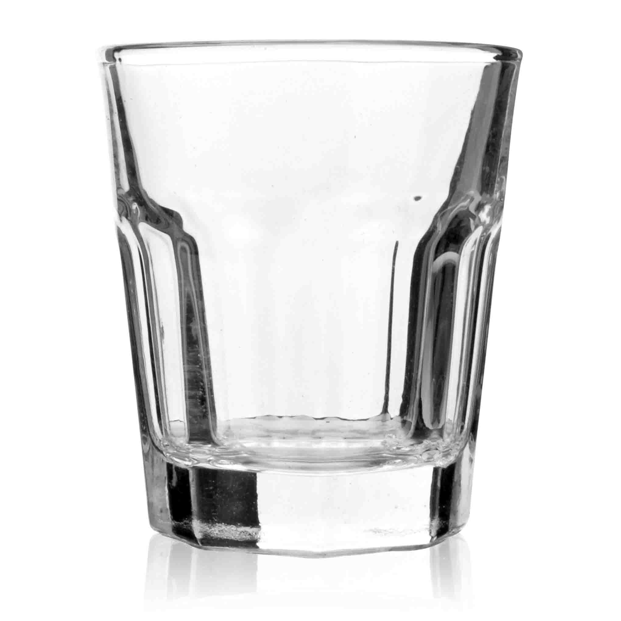 包郵50ML無鉛烈酒八角玻璃白酒杯透明小酒杯創意酒具6只套裝 2