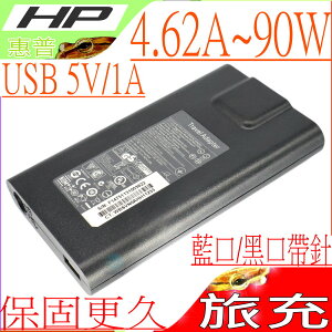 HP 19.5V,4.62A充電器(旅充)-惠普 90W,15M4,15-j007tx,15-j002ax,15-j002ea,15-j032tx,15-j051ei