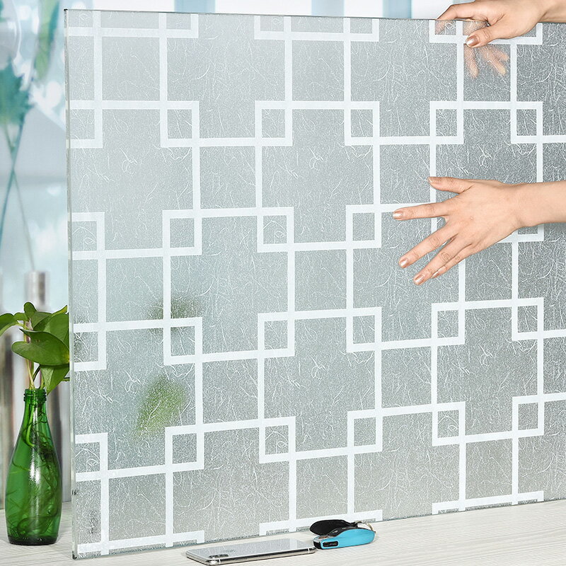 洗手間窗貼廚房窗戶遮擋膜磨砂玻璃貼紙帶膠圖案貼在窗戶上的貼紙