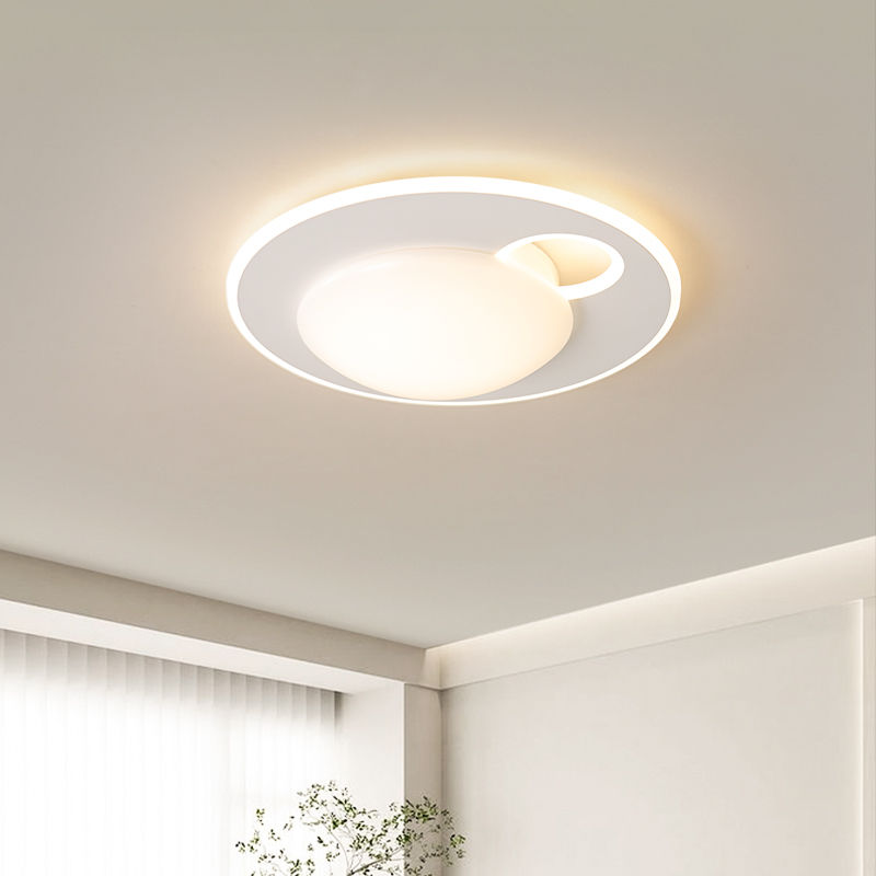 臥室燈房間燈led超亮吸頂燈燈具現代簡約2023年新款主臥網紅爆款| 寓偉