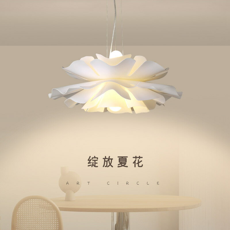 【優選百貨】新款網紅餐廳燈led現代簡約餐桌燈圓形吧臺咖啡廳客廳燈創意吊燈