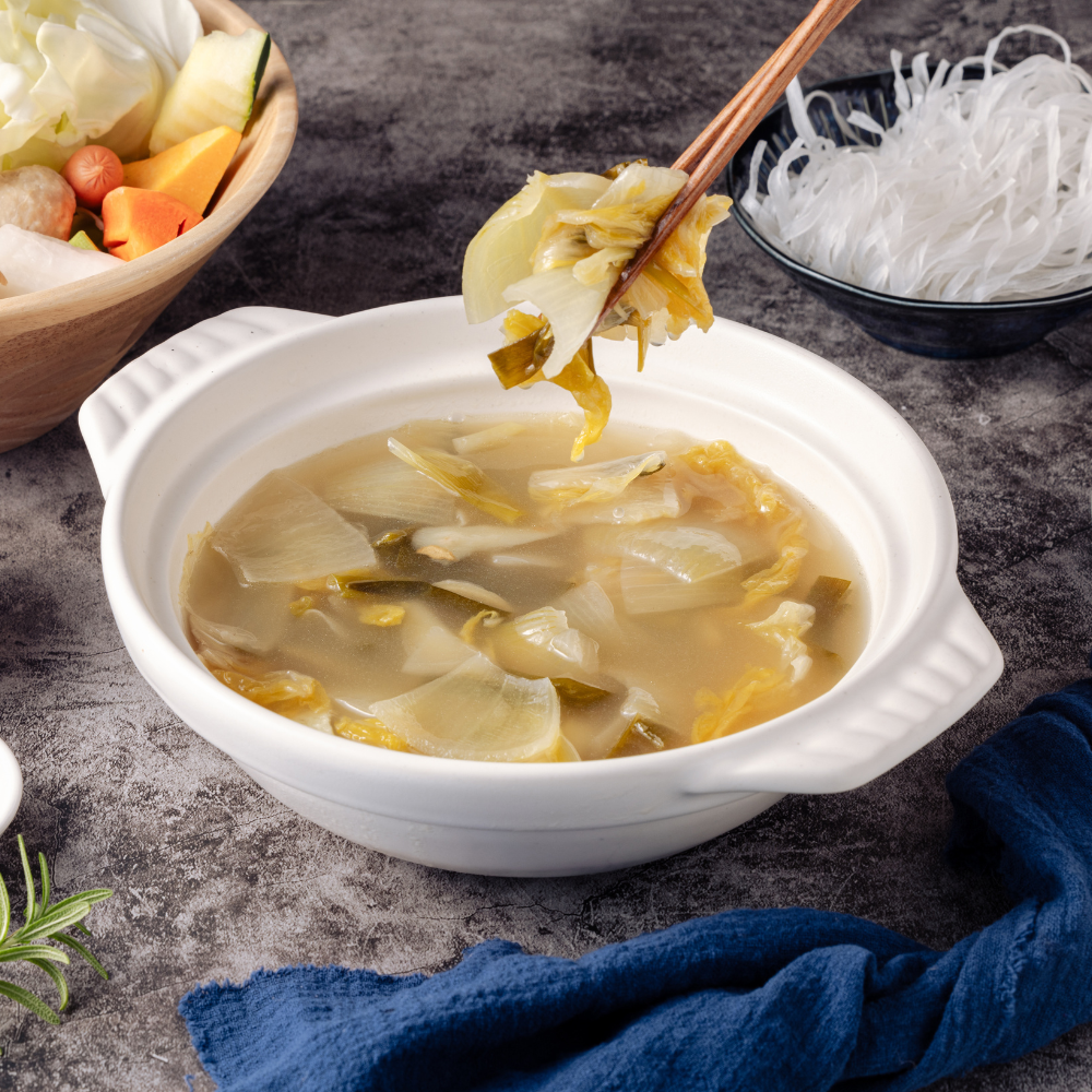 【香草豬】老鄉酸白菜鍋(800g)｜100%無人工添加｜火鍋湯底｜加熱即食｜鍋底