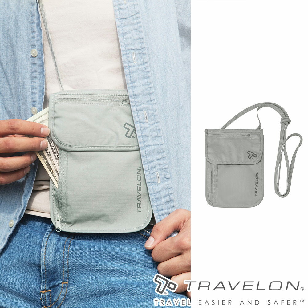 【速捷戶外】美國Travelon防盜包 TL-12998 RFID BLOCKING隱藏式錢包(隱藏防盜包/出國旅遊)