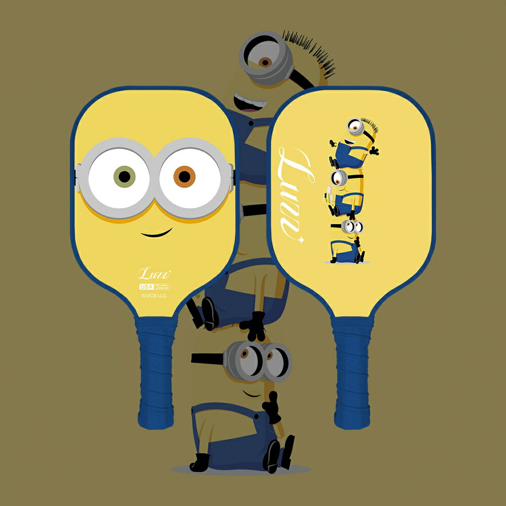 Luzz x Minions 小小兵聯名匹克球拍(多款圖案-通通收藏) 雙認証 3 Luzz x Minions 小小兵聯名匹克球拍(多款圖案-通通收藏) 雙認証 3