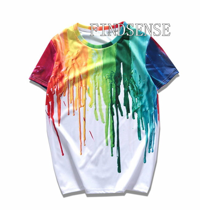 FINDSESNE MD 彩虹上衣 彩虹衣 男 高端 設計 1