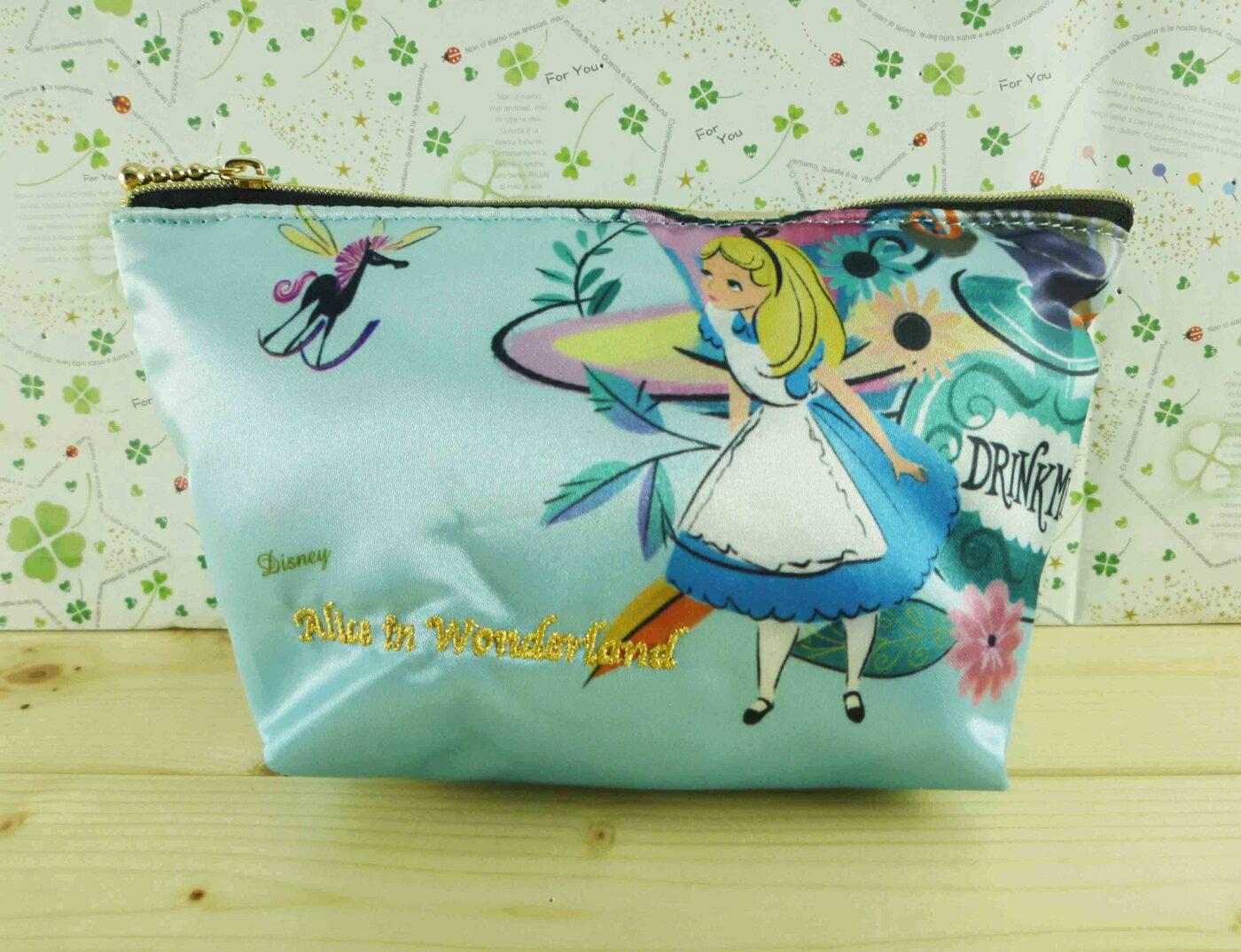 【震撼精品百貨】公主 系列Princess 化妝包-愛麗絲(藍) 震撼日式精品百貨