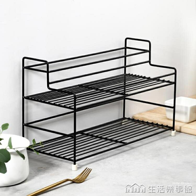 廚房置物架落地油壺調料架收納架多層收納儲物架廚房用品家用大全 NMS 摩可美家
