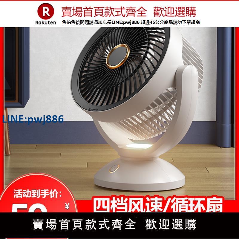 【高品質超低價】110V美規出口小型空氣迴圈電風扇家用冷風扇臺式學生宿舍循環扇