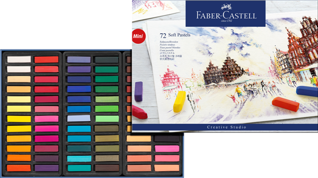 Faber-Castell輝柏 創意工坊軟性粉彩條-72色