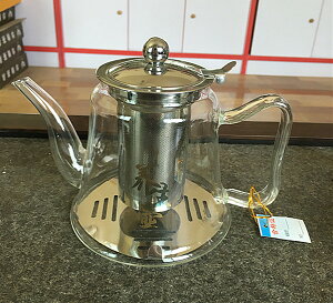 特價耐高溫玻璃茶具茶壺花茶壺 電磁爐專用茶壺大容量直身壺
