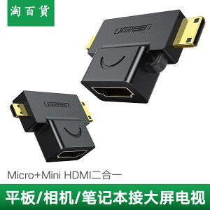 淘百貨 ● Micro HDMI轉HDMI轉接頭線迷你mini接平板電腦單反相機