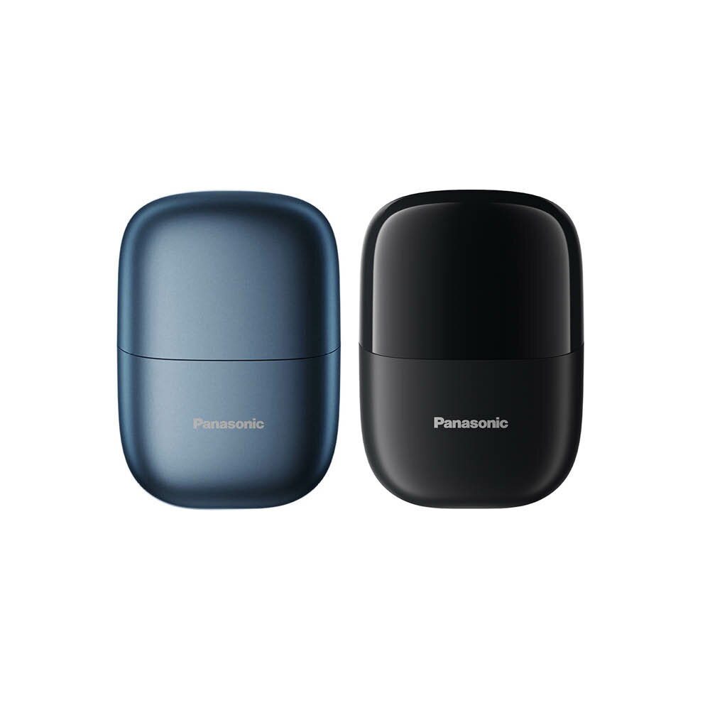 【Panasonic】掌上型2枚刃電鬍刀 (ES-CM2B)(塗鴉黑/丹寧藍)