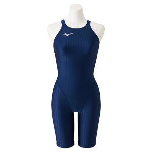 MIZUNO STREAM ACE 女連身泳衣 競賽型泳裝 N2MG022214 海軍藍【iSport愛運動】