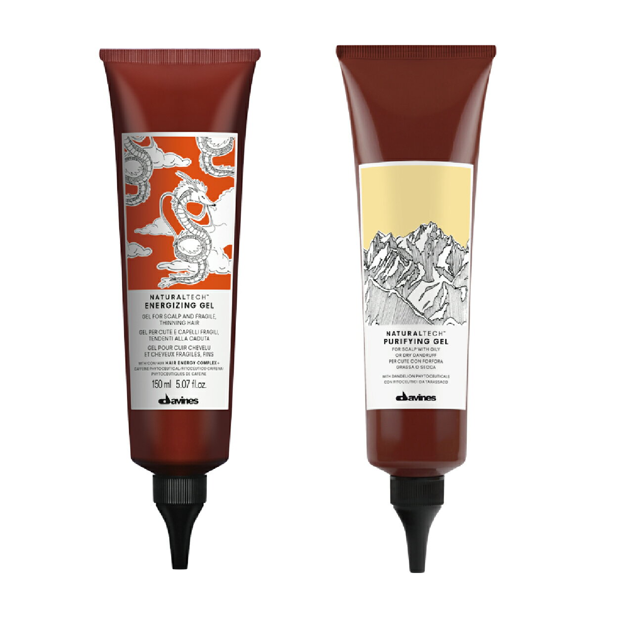 Davines 達芬尼斯 能量豐茂凝膠 150ml / 純淨抗屑凝膠 150ml 【貝羅卡】｜滿額領券最高現折$333