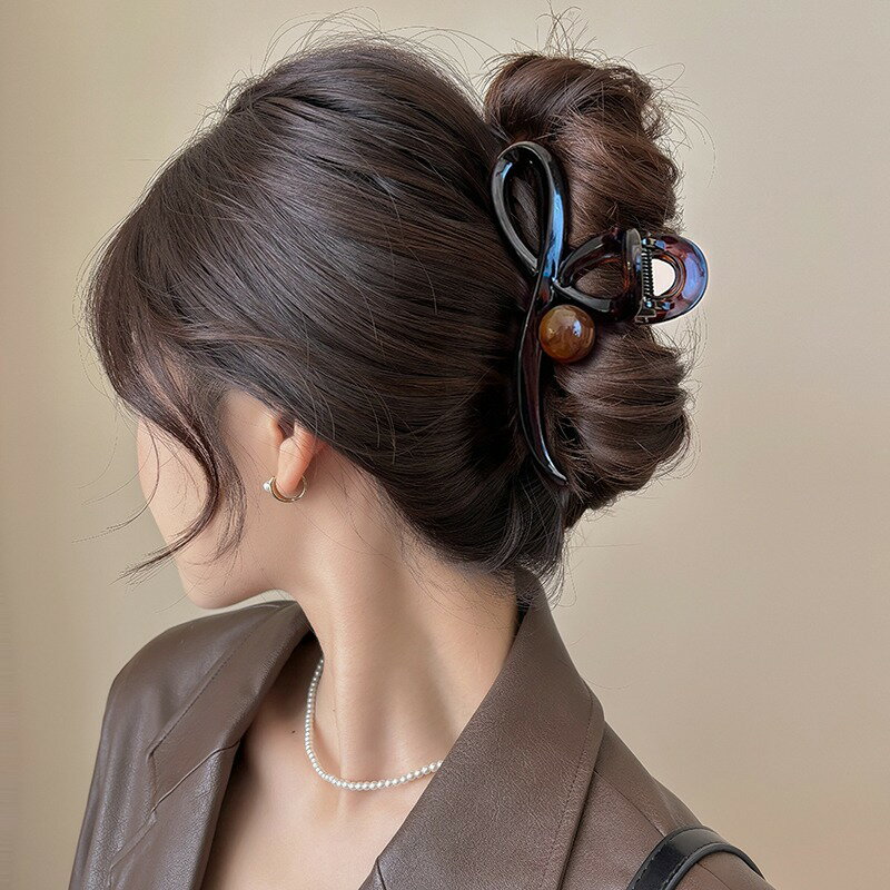 韓國亞克力髮夾  鯊魚夾