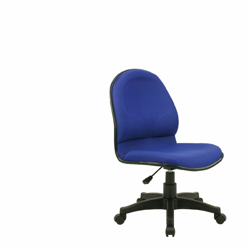 莎拉辦公椅 低背(無扶手)-中藍 SA03G
