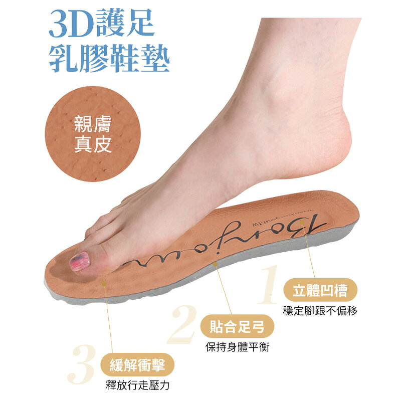 BONJOUR☆抗水全真皮！3D步態平衡2way健康機能鞋【B0666】5色 治裝激推 5