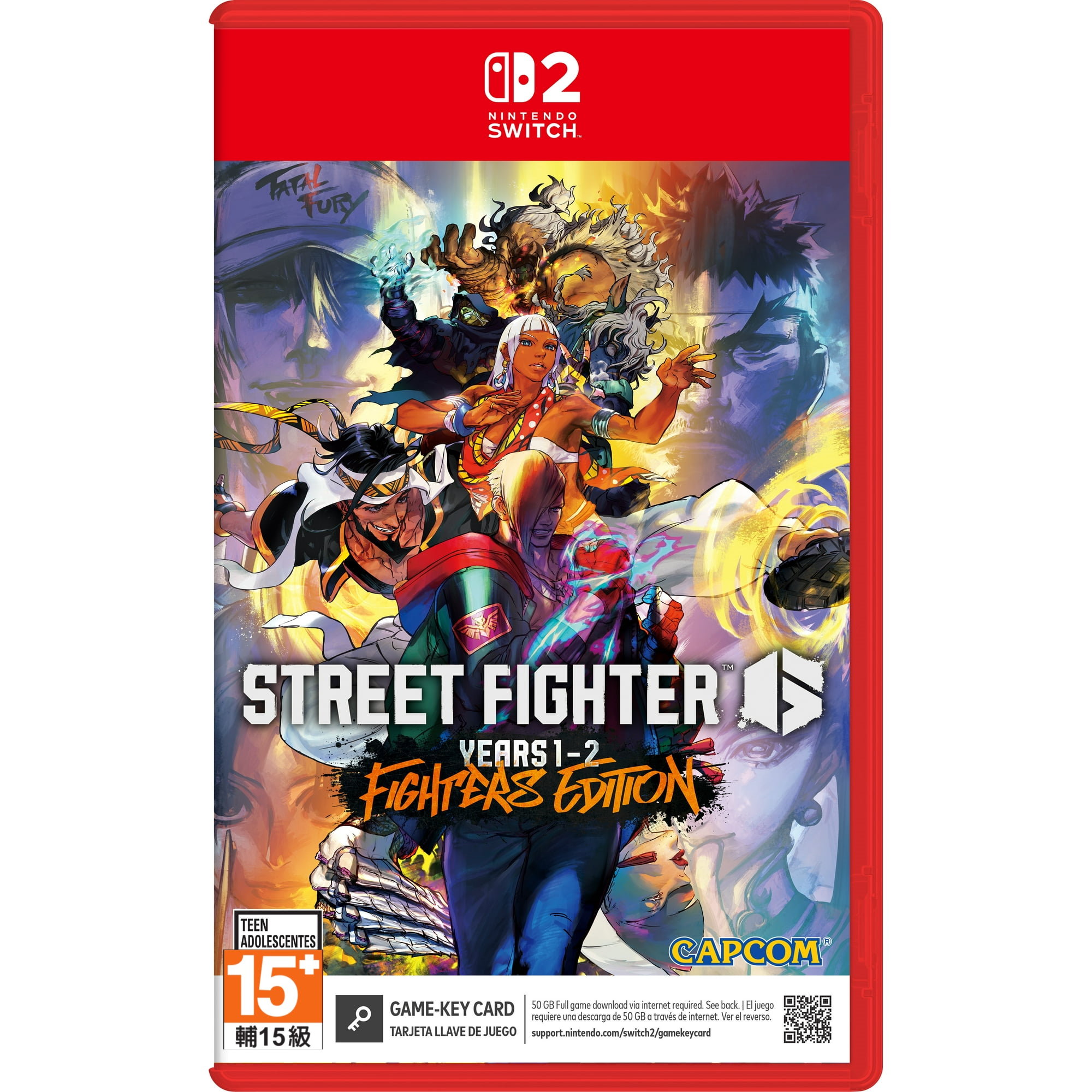 任天堂 Switch2 NS2 快打旋風 6 Years 1-2 Fighters Edition 中文版 (預購6/5)