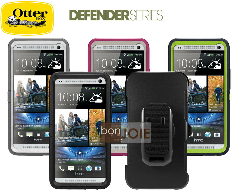 ::bonJOIE:: 美國原廠正品 OtterBox Defender HTC NEW ONE ( M7 ) 防禦者 三防手機殼 (附原廠購買證明) 三層防摔防震 保護殼 手機蓋 套 0