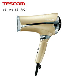 【TESCOM】超大風量負離子吹風機 TID2510TW 香檳金【三井3C】