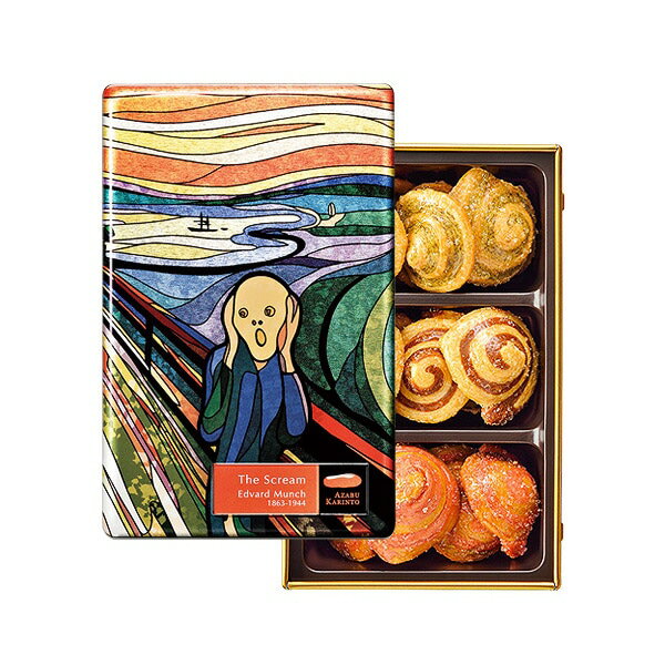 🇯🇵日本 麻布十番 花林糖 名畫系列 禮盒 名畫美術館 KARINTO MUSEUM 伴手禮 鐵盒 餅乾 零食 傳統點心【小福部屋】 6