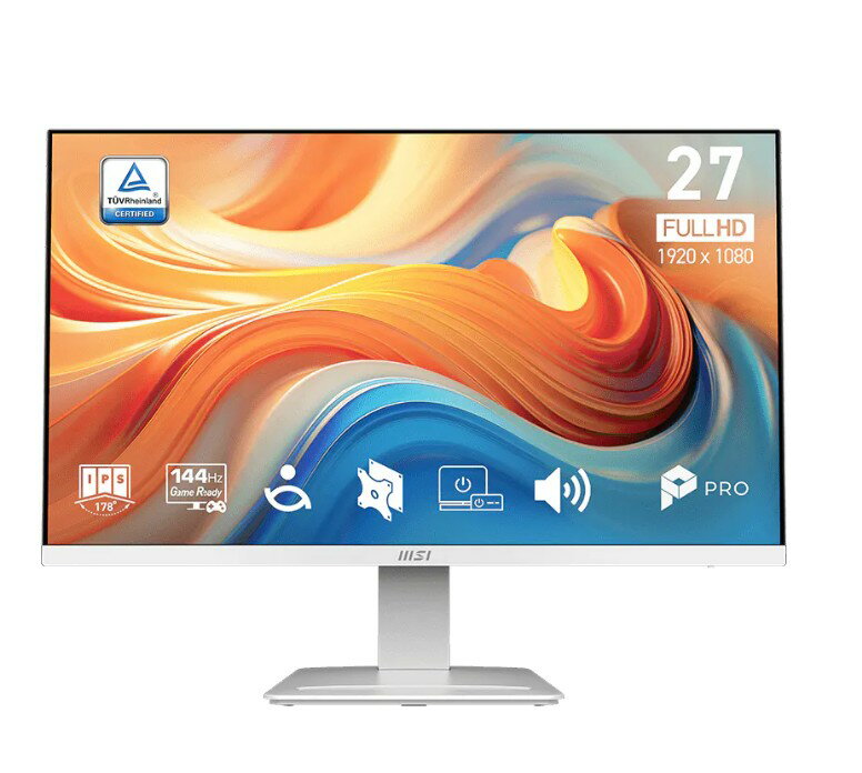 MSI 微星 PRO MP273W E14A 白色 27吋 IPS 螢幕 144Hz 電腦螢幕