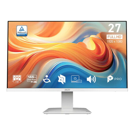 MSI 微星 PRO MP273W E14A 白色 27吋 IPS 螢幕 144Hz 電腦螢幕 0