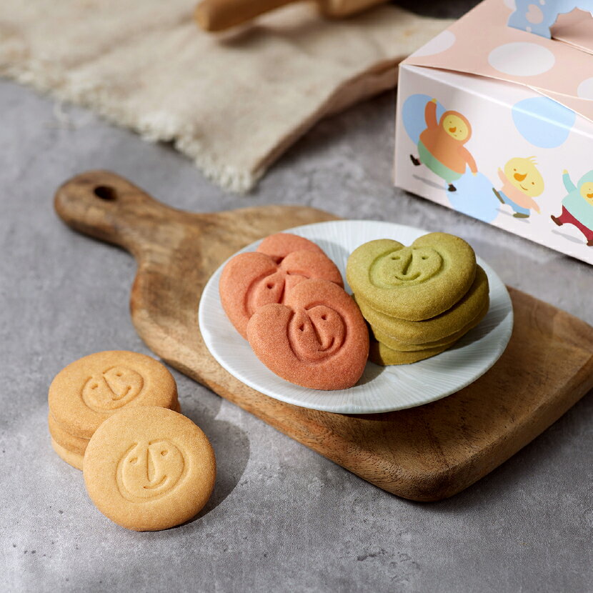 【喜憨兒】喜憨兒LOGO餅乾(10片獨享盒) 每片單包裝