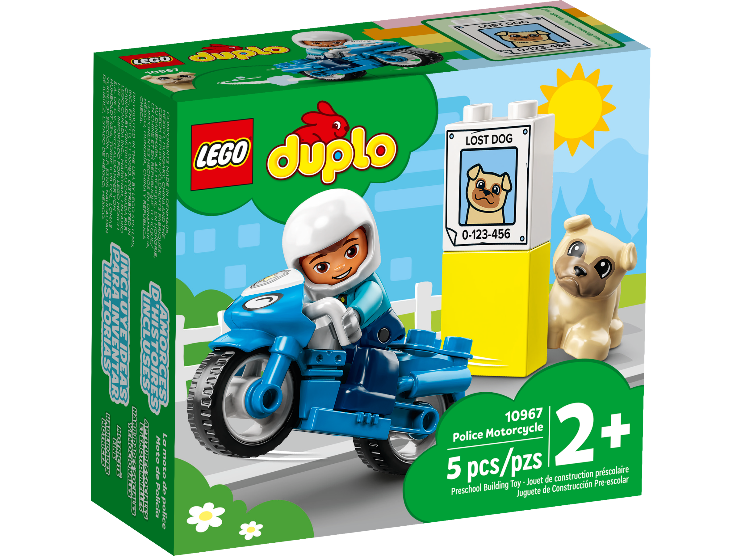 樂高LEGO 10967 Duplo 得寶系列 警察摩托車