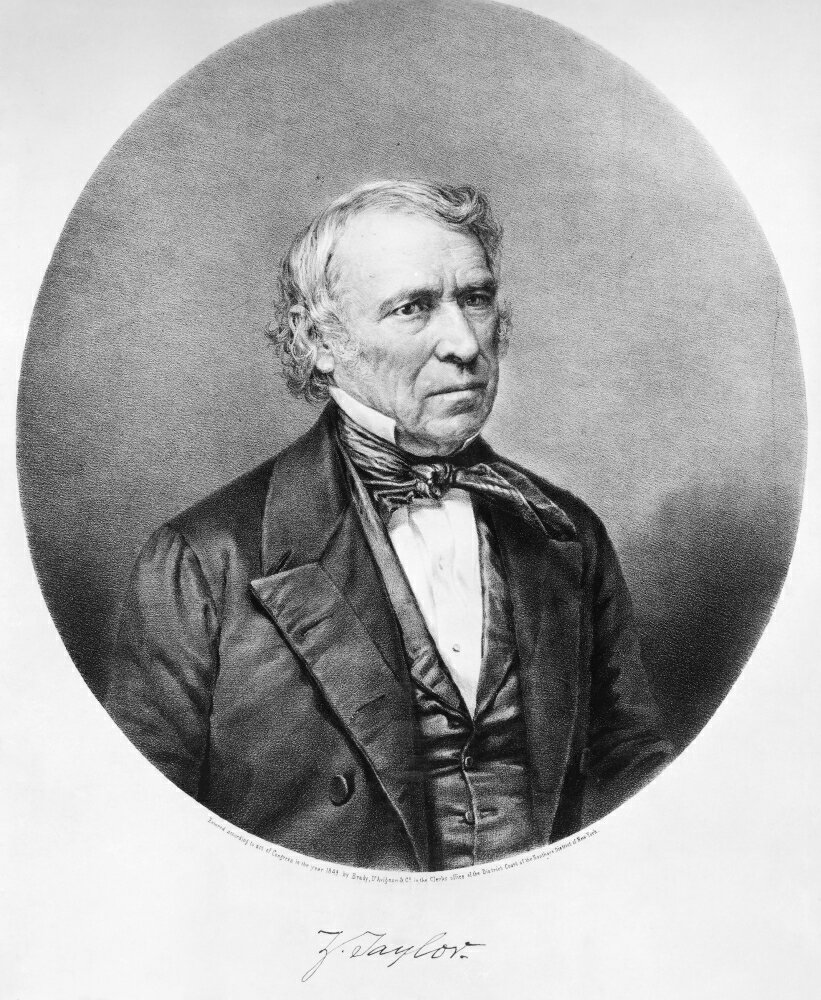Posterazzi: Zachary Taylor (1784-1850) Ntwelfth President Of The United ...