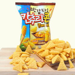 韓國 海太 Haitai 鄉村奶油烤玉米片 90g/包 鄉村 奶油 烤玉米片 餅乾 零食【特價】異國精品