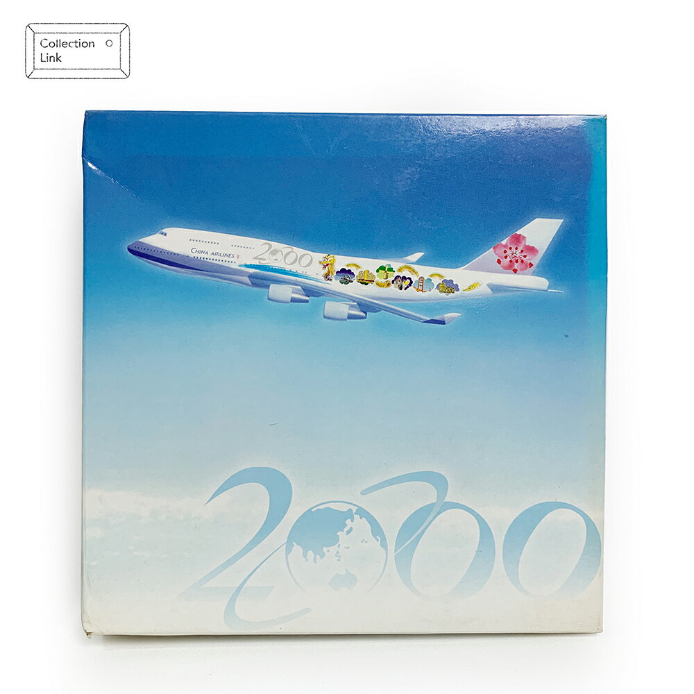 1:400 華航精緻旅遊千禧龍紀念機 747-400 飛機模型【Tonbook蜻蜓書店】