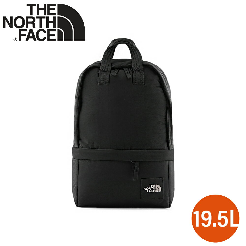 【The North Face 19.5L 雙肩包《黑》】3VXP/簡約戶外休閒後揹包/電腦包/登山包