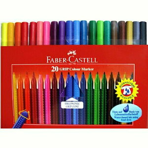 Faber-Castell握得住抗壓三角筆桿彩色筆 *155320