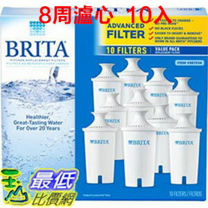 [新款8周用濾心] Brita 圓形濾心10 入，相容舊款圓形濾心水壺