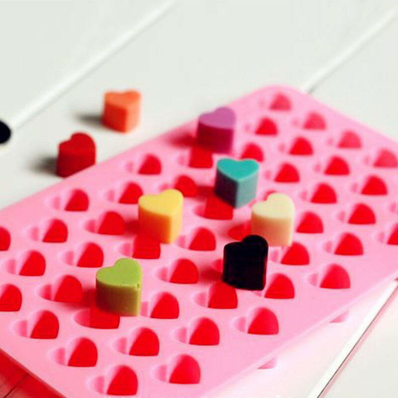 【嚴選&現貨】55連/56連愛心巧克力模具 冰塊模型 手工皂 矽膠模具 水果 軟糖模 翻糖 蛋糕模 餅乾模具 烘焙工具