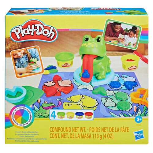 《Play-Doh 培樂多》 小青蛙彩色睡蓮池黏土啟發遊戲組 東喬精品百貨