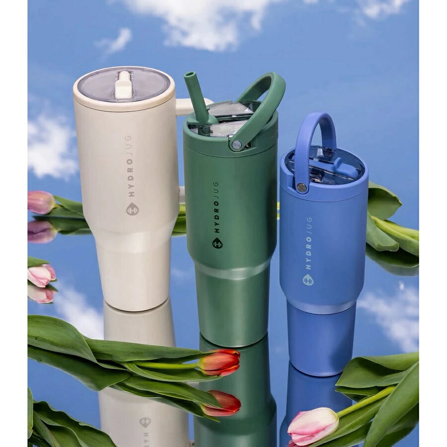 【毒】(代購7天)美國正品 HydroJug 40oz Sport提把款防漏不鏽鋼翻蓋吸管杯 水壺 冰霸杯 保溫杯保溫瓶保冰杯 8