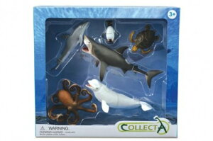 動物模型《 COLLECTA 》海洋動物禮盒組(6入)