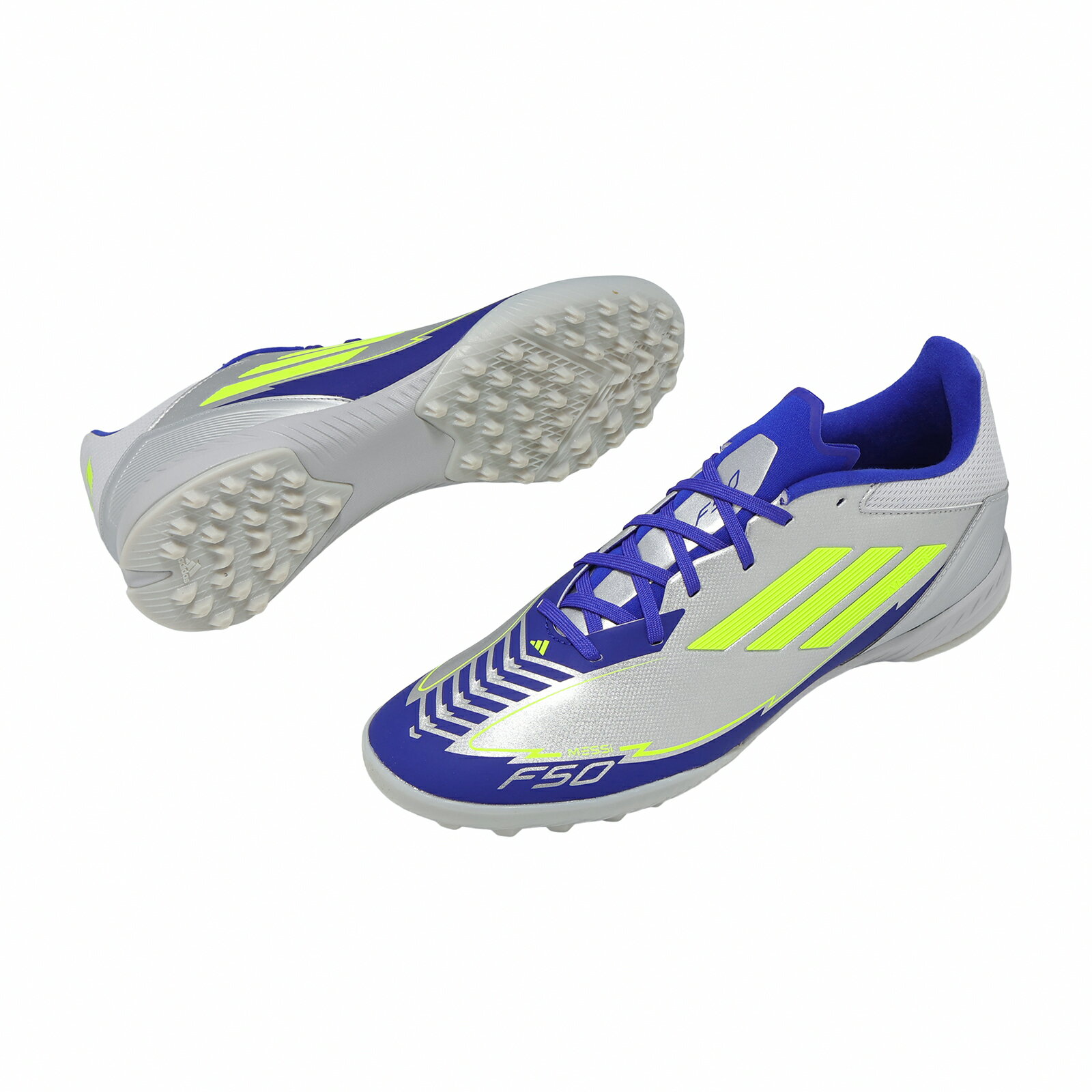 adidas 愛迪達 足球鞋 F50 League TF Messi 男鞋 銀 藍 輕量 梅西 人造草皮 IH0919 6