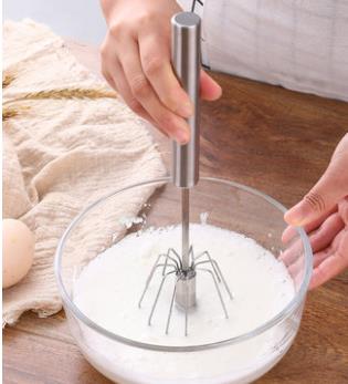 打蛋器 攪拌器304不銹鋼半自動打蛋器家用手動奶油打發神器烘焙蛋糕小型攪拌器