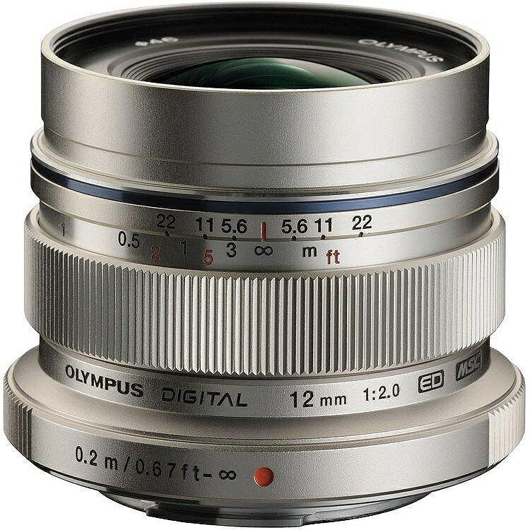 Olympus奧林巴斯12mm f2.0 M.ED廣角定焦鏡頭M43卡口有三陽12mm