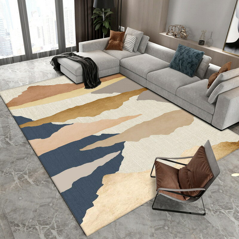 【優選百貨】北歐地毯客廳ins風輕奢高級沙發茶幾毯極簡臥室墊子現代簡約地墊