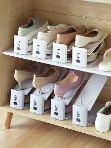 8個裝收納鞋架雙層鞋托寢室省空間家用宿舍神器置物拖鞋鞋柜鞋子