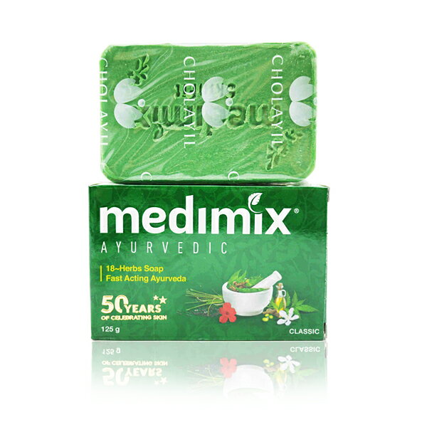 美黛詩MEDIMIX 印度綠寶石皇室藥草浴美肌皂125g 杜拜帆船飯店