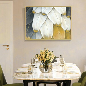 新款5d滿鉆鉆石畫羽毛現代簡約客廳餐廳臥室點貼磚十字繡