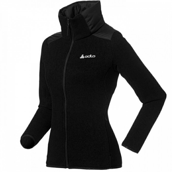 【【蘋果戶外】】odlo 特價 522501 黑 女 polartec 時尚保暖夾克 warm 保暖外套 刷毛外套